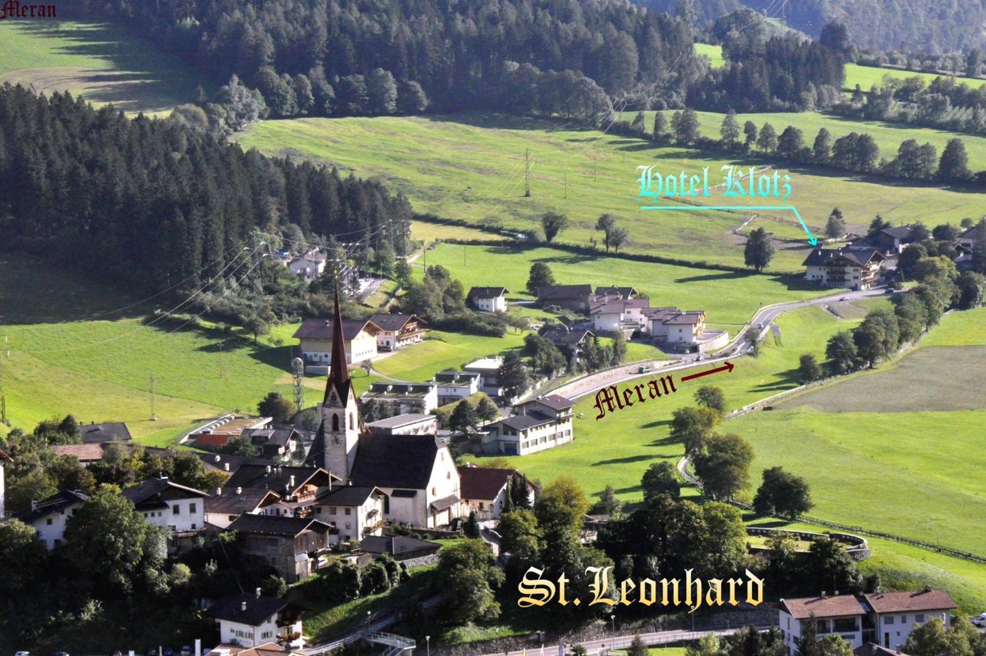 Hotel Klotz San Leonardo in Passiria Exteriér fotografie